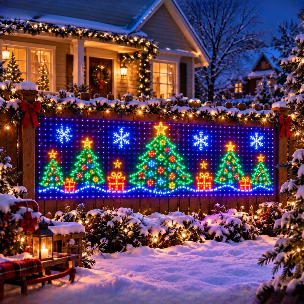 Lighting Christmas Decor - Set di luci a rete con