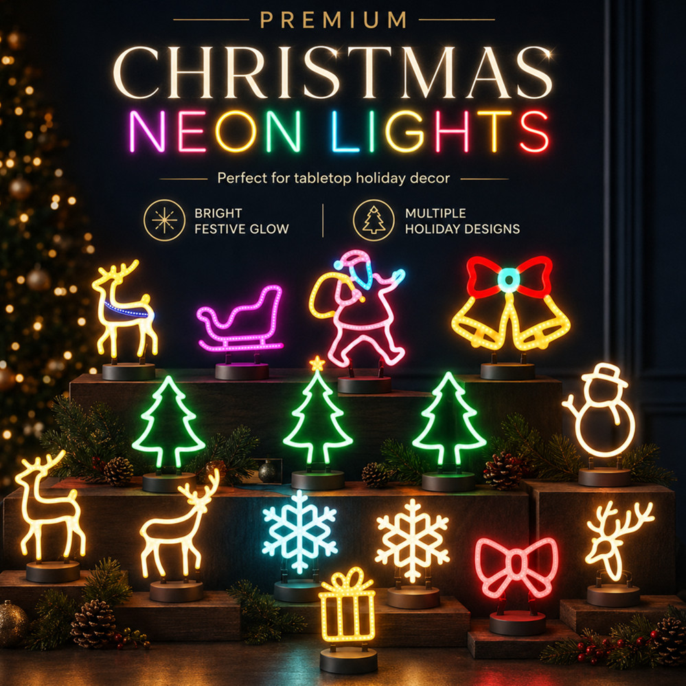 Lighting Decoration Ideas - Decorazione Natalizia, Insegna Luminosa a LED,