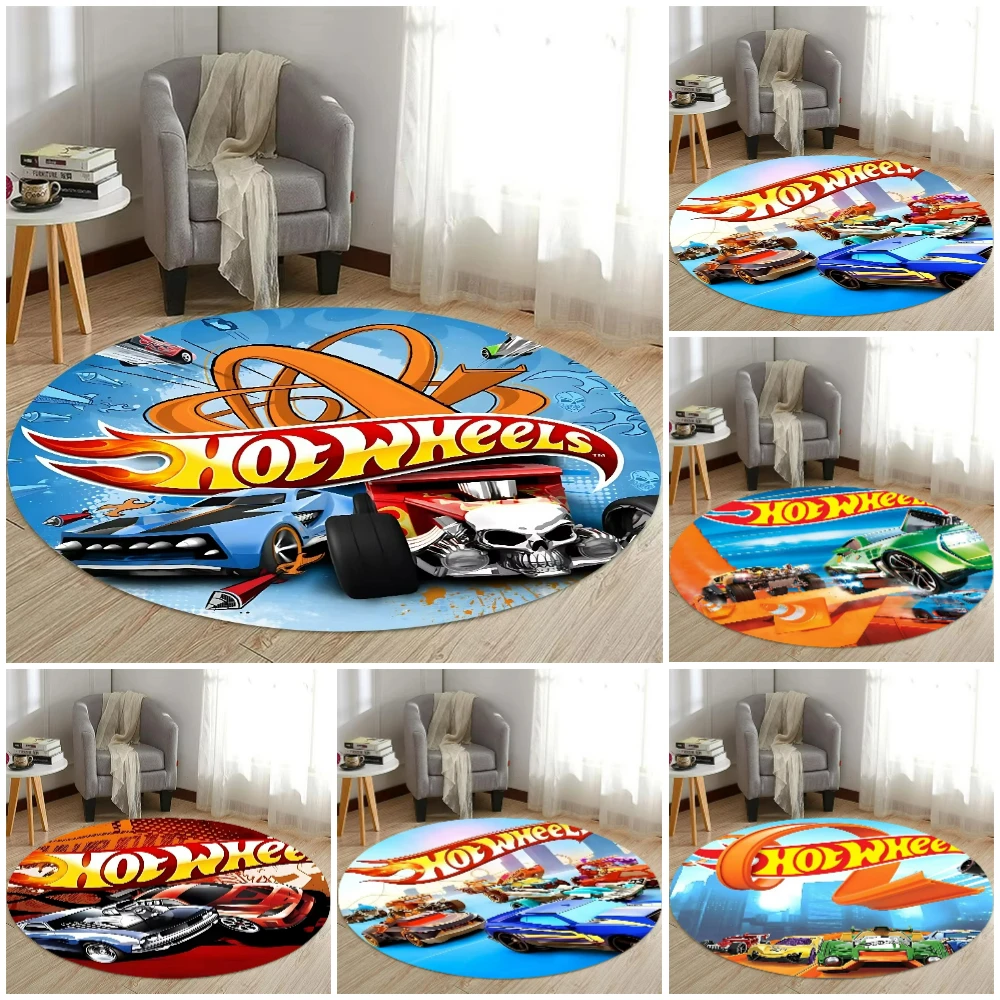 Hot Wheels Cars Tappeto rotond - Lighting Mcqueen Bedroom Decor recensione e prezzo